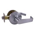 Design Hardware Grade 2 Cylindrical Lock, 75-Passage, F-Flat Lever, Round Rose, Satin Chrome, 2-3/4 Inch Backset DH-J-75-F-26D